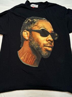 Headgear Classics Pop Smoke Graphic Rap Tee Black L
